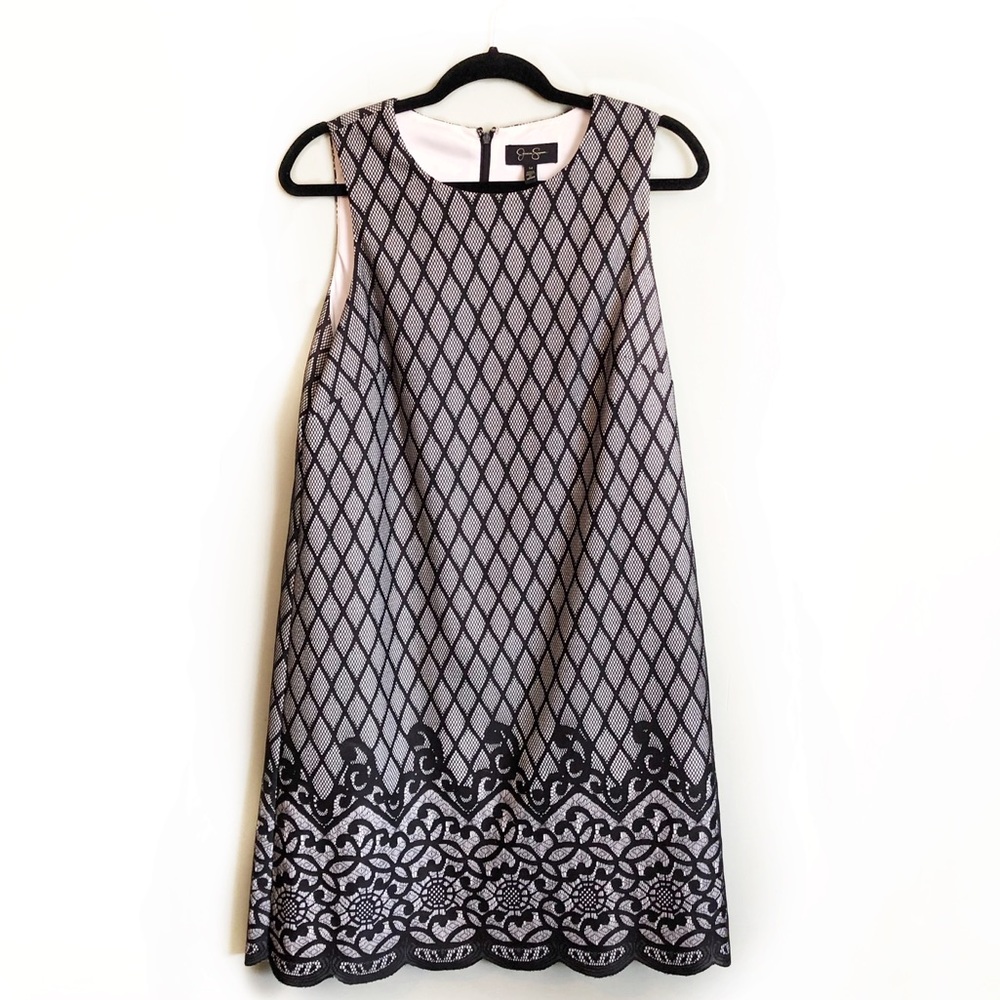 Jessica Simpson | B&W Lace Dress